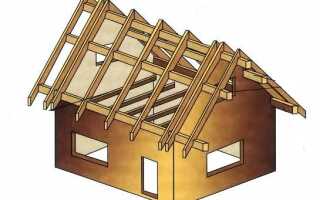 Способы устройства наслонных и висячих стропил