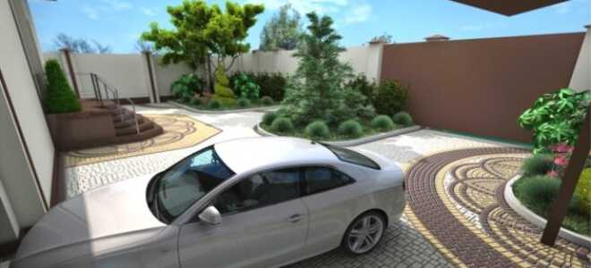 Технология укладки тротуарной плитки под автомобиль своими руками