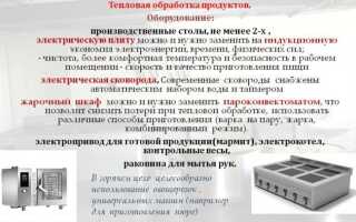 Оборудование для пищевой промышленности: виды и классификация