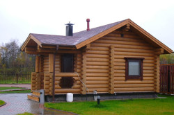 Баня из бревна 