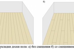 Варианты укладки доски для пола