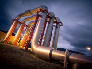Перекачка газа по трубам