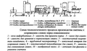 Технология производства сметаны